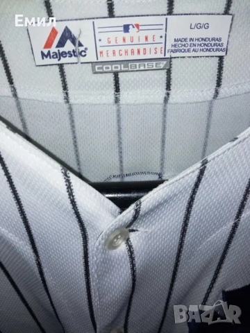 Nike Yankees Majestic джързита L, снимка 3 - Спортни дрехи, екипи - 53288459