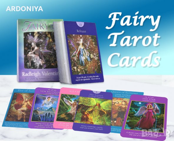 Fairy Tarot - карти Таро, снимка 8 - Други игри - 39143516