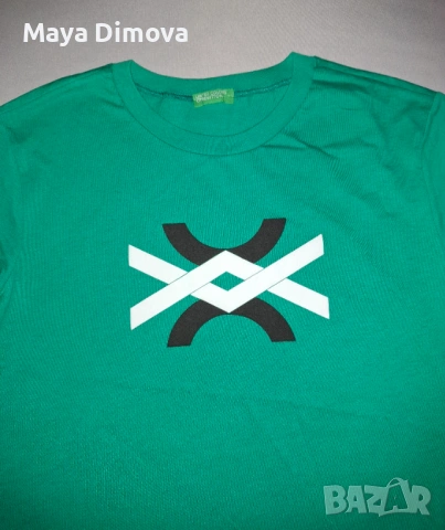 Тениски Benetton 2бр. 160см., снимка 2 - Детски тениски и потници - 54063148