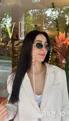 верижка за очила chanel, снимка 7 - Слънчеви и диоптрични очила - 51457375