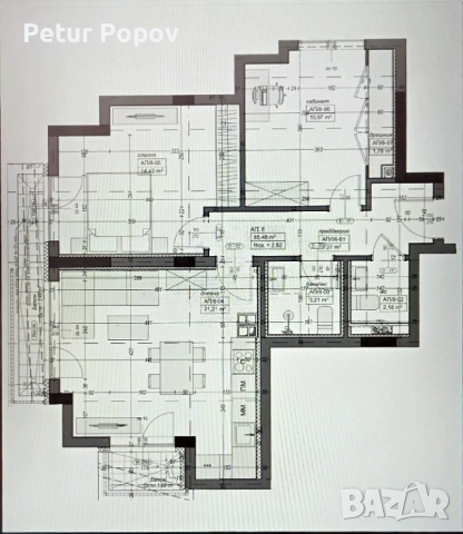 Продавам тристаен апартамент , снимка 2 - Апартаменти - 54201514