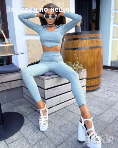 Дамски комплект - Налични различни цветове Код D1542, снимка 9 - Комплекти - 48359619