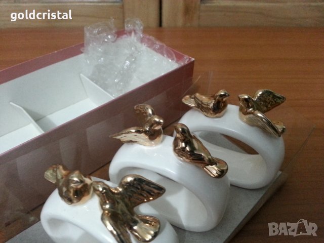 Порцеланови салфетници рингове халки пръстени за салфетки , снимка 6 - Антикварни и старинни предмети - 38494977