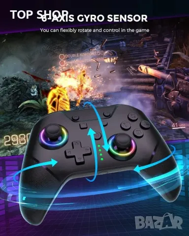 Switch безжичния контролер с макро бутони, снимка 2 - Друга електроника - 48741824