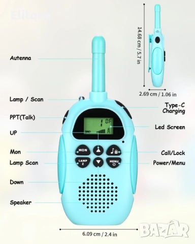 Комплект 2 броя Уоки-Токи за момичета и момчета, снимка 6 - Други - 52852534