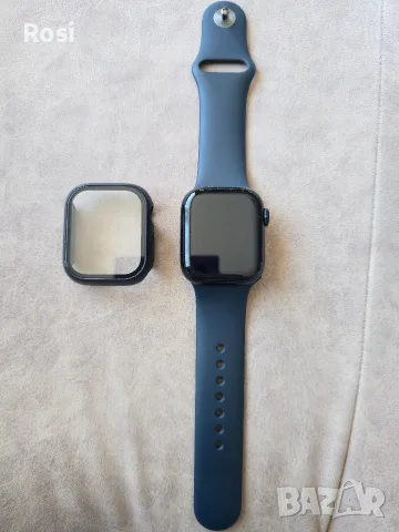 Apple Watch Series 9 41mm Midnight – като нов, без драскотини, снимка 7 - Смарт гривни - 56205886