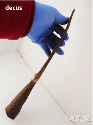 Древен железен голям нож, сърп Косер – много рядък, снимка 4 - Антикварни и старинни предмети - 51456250