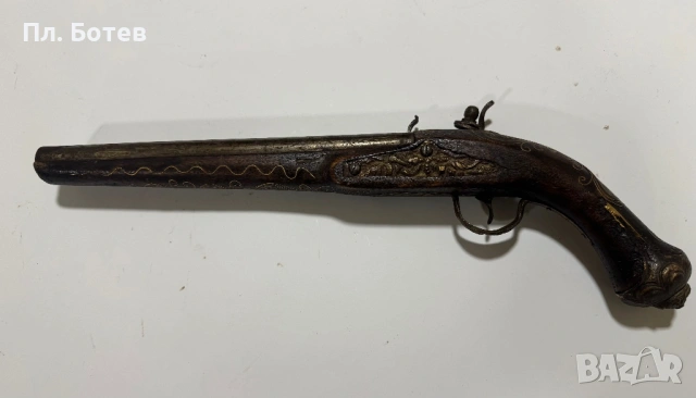 Стар османски пищов, снимка 5 - Антикварни и старинни предмети - 54358951