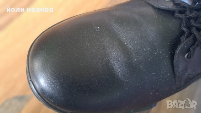 ECC0-gore tex-кожени мъжки обувки с мембрана 46 номер, снимка 4 - Маратонки - 52973252