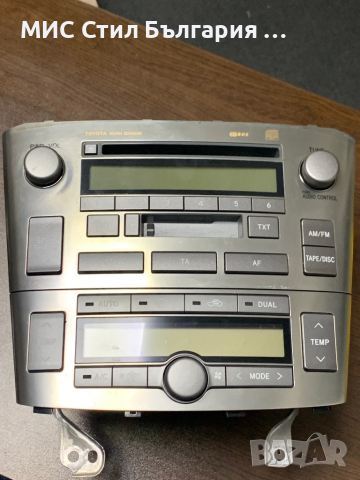 Седалки и CD player/radio за тойота авенсис т25