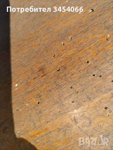 Дървена масичка на повече от 80г., снимка 9 - Антикварни и старинни предмети - 51318615