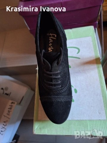 нови обувки естествен велур 