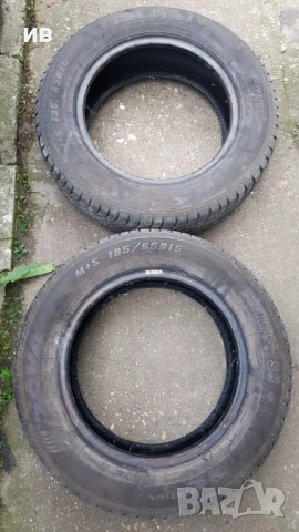 2 бр. зимни гуми Sava 195/65/15 , снимка 2 - Гуми и джанти - 52856840