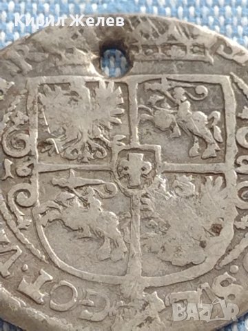 Сребърна монета Орт 1621г. Сигизмунд трети Полша 13620, снимка 8 - Нумизматика и бонистика - 42890626