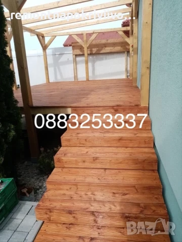 Изграждане на дървени навеси Покриви с гаранция Ремонт на покриви и хидроизолации, снимка 12 - Ремонти на покриви - 49818413