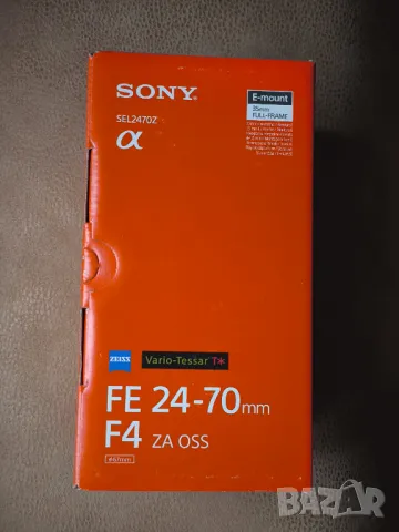 Обектив Sony FE 24-70mm f/4 OSS Vario-Tessar T*, снимка 6 - Обективи и филтри - 49582984