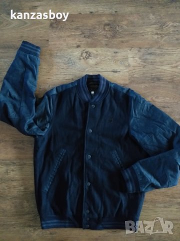 g-star rackam wool sports bomber - страхотно вълнено яке КАТО НОВО, снимка 7 - Якета - 42797568