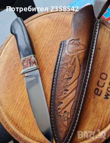 ръчно кован нож-н690, снимка 2 - Антикварни и старинни предмети - 50504813