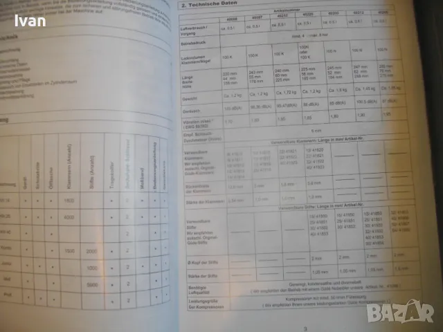 GUDE Пневматичен такер за пирони до 50мм немски оригинал 2004 г. Отличен комплект професионален , снимка 5 - Други инструменти - 47717782