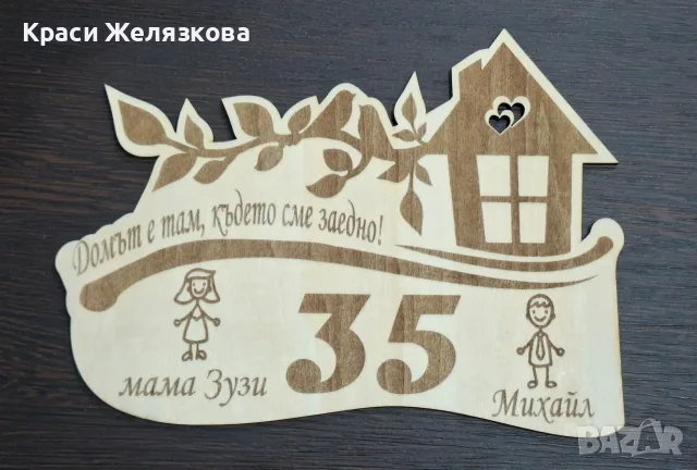 Табела за врата
