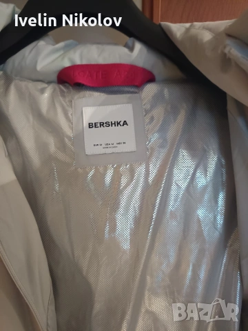 Мъжко дълго яке Bershka, снимка 3 - Якета - 53060682