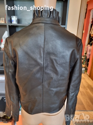 Дамско кожено яке Claudie Pierlot Paris, размер 38, снимка 6 - Якета - 51864202