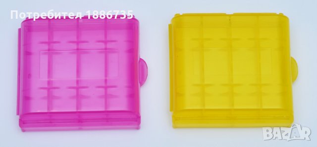 2 кутии за съхранение и транспорт на батерии АА