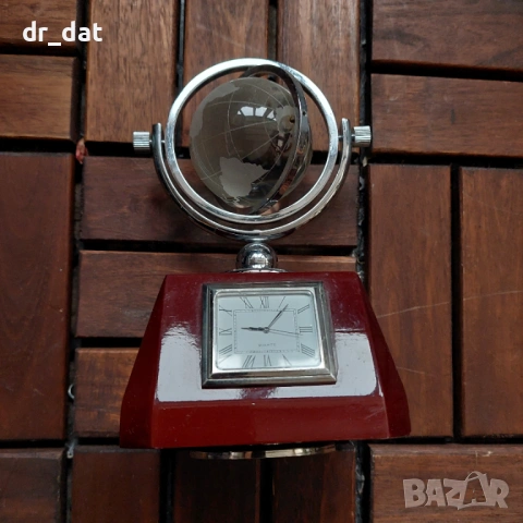 Стар настолен часовник/термометър/хигрометър 