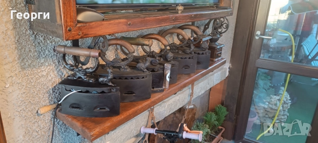 Стара Ютия на жар / въглища с петле .антика 