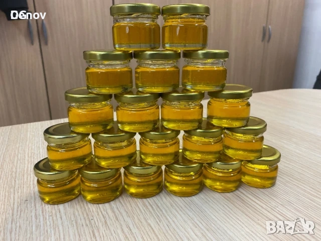 Малки бурканчета с мед-25 мл., снимка 2 - Пчелни продукти - 54336998