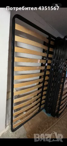 Подматрачни рамки метални с шперплатови ламели, снимка 5 - Други стоки за дома - 48606780