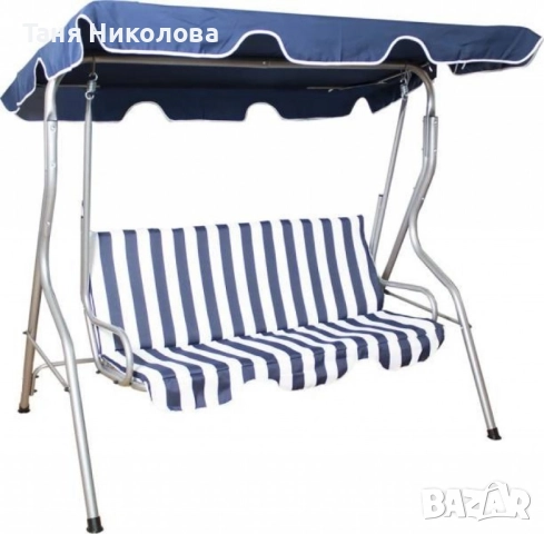 Триместна градинска люлка 110x172xH155 cm, снимка 1