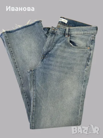 MANGO Дънки от класически светъл син деним, снимка 2 - Дънки - 56041793