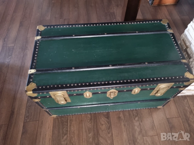 Стар сандък/ракла/скрин/куфар два броя, снимка 8 - Антикварни и старинни предмети - 51078388