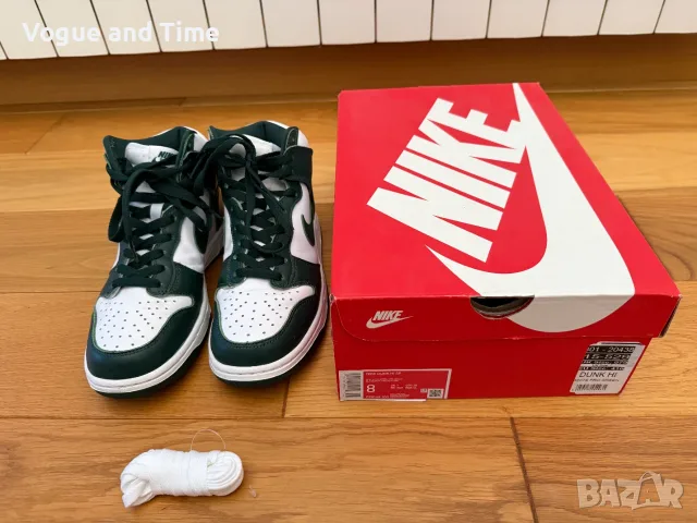 Маратонки Nike Dunk High SP Spartan Green, снимка 15 - Маратонки - 55846482