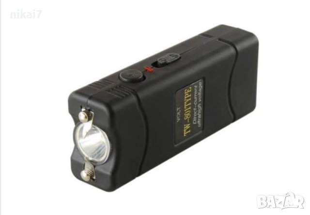 военен мощен електрошок удобен дизайн с лед фенер кальо за оцеляване, снимка 9 - Екипировка - 42102138