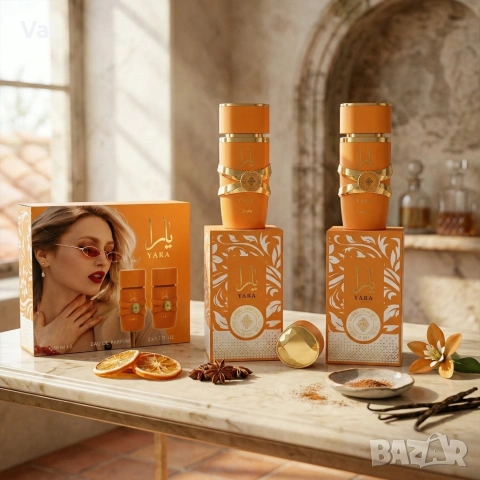 Комплект Yara Tous, 2х50 мл, EDP - Екзотично дуо с аромат на манго, кокос и тропическо лято