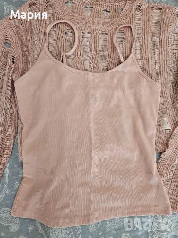 Красив розов сет, снимка 2 - Блузи с дълъг ръкав и пуловери - 52385469