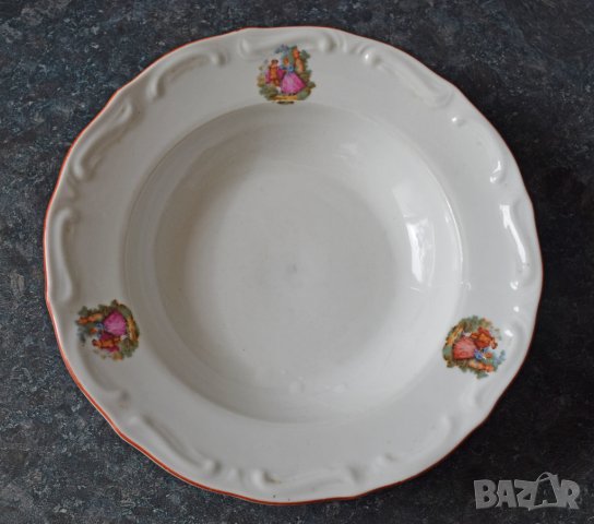 Ретро български порцелан сервиз чинии , снимка 4 - Сервизи - 38341862