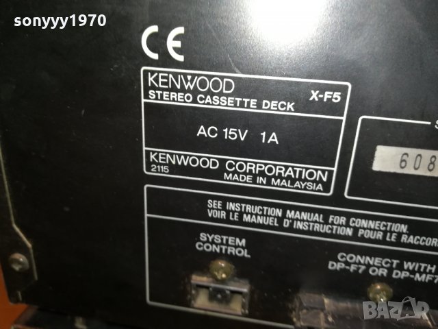 KENWOOD AMPLIFIER/CD/TUNER/REVERSE DECK X 2 3009211923, снимка 12 - Ресийвъри, усилватели, смесителни пултове - 34308283