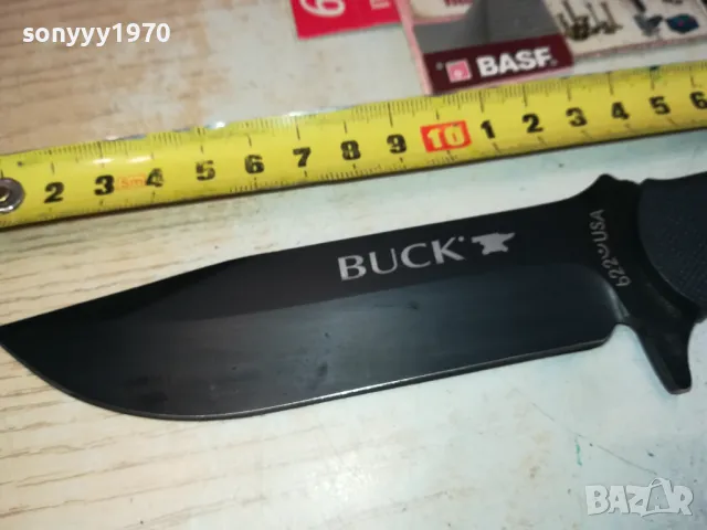BUCK USA-НОЖ ЧЕРЕН 1303251516, снимка 8 - Ножове - 49480361