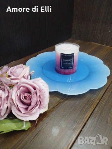 Големи плата ARCOPAL (Франция) – Океансиньо закалено стъкло – 7 бр. (Цена за брой), снимка 6 - Прибори за хранене, готвене и сервиране - 53918738