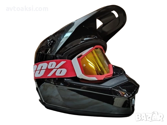 Каска Крос/Атв/Мотор с Очила 100%-10367