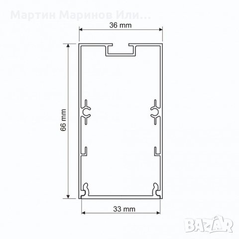 Led осветително тяло 36 ОМ 100 см., снимка 3 - Лед осветление - 29628544