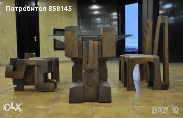 Маса от масив орех, снимка 6 - Маси - 50105376