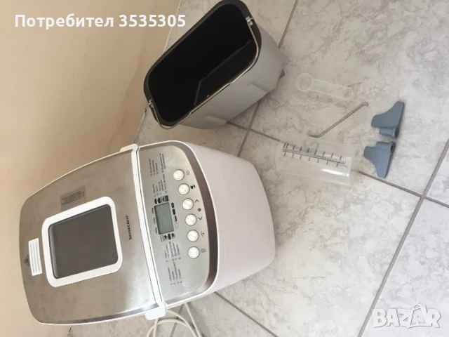  Хлебопекарна SilverCrest с две бъркалки, снимка 2 - Хлебопекарни - 51252322