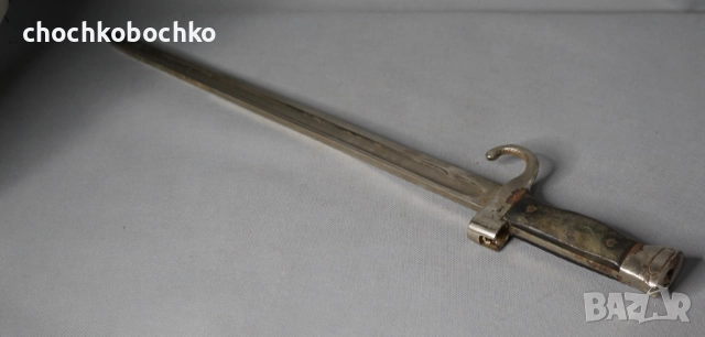 1892 Стар Френски Щик за Пушка Манлихер Байонет Сабя, снимка 4 - Антикварни и старинни предмети - 52070810
