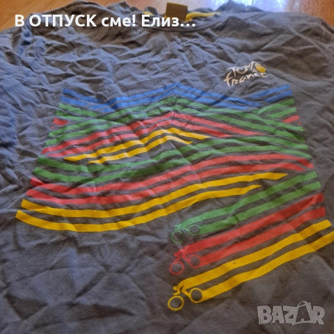 Оригинал лицензна тениска състезание колела байк Tour de France, снимка 3 - Тениски - 51521781