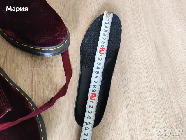 Dr. Martens 1460 Pascal Velvet обувки, размер 39, снимка 9 - Дамски боти - 56244312