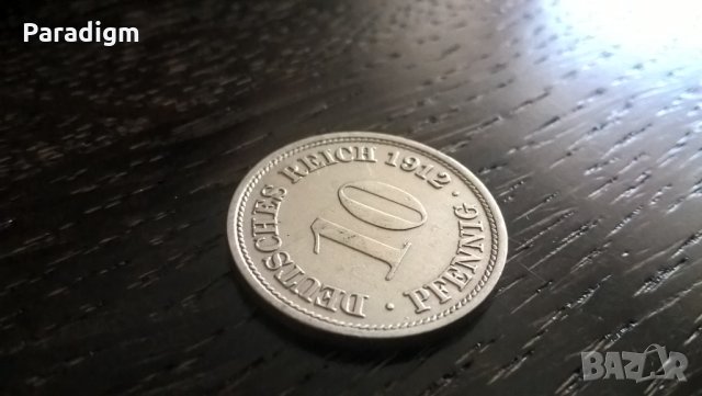 Райх монета - Германия - 10 пфенига | 1912г.; серия F